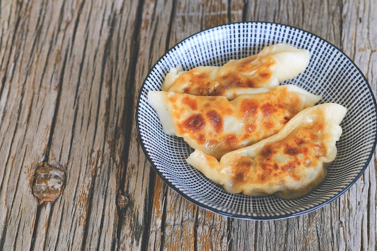 Gyoza Dumplings pork and ginger filling Otao Kitchen