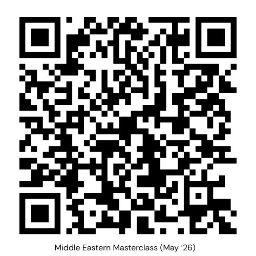Middle Eastern QR code recipes May'26